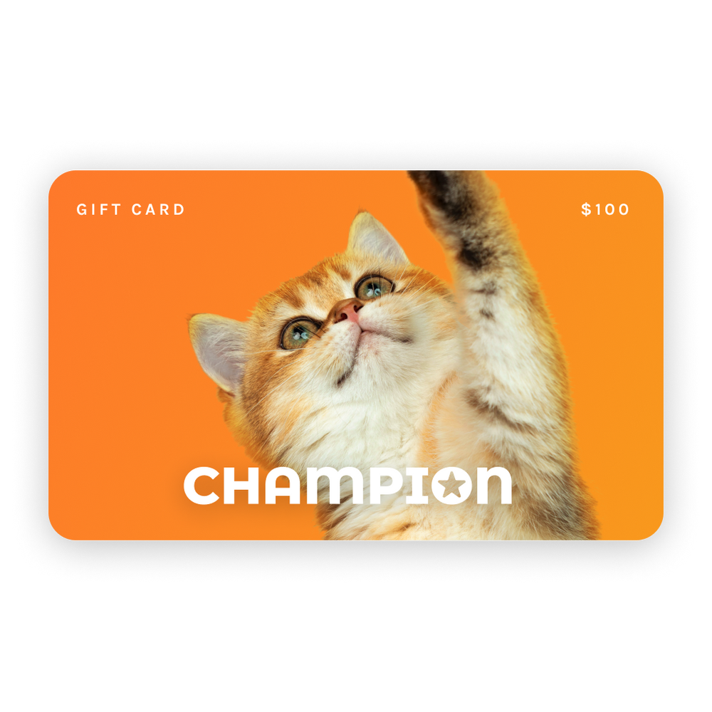 A $100 orange gift card