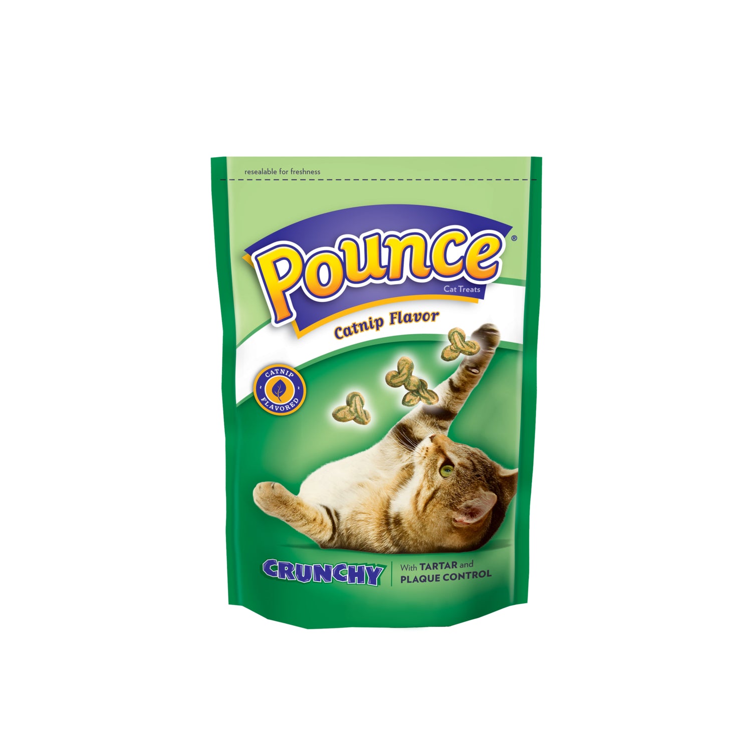 A bag of cat treats with catnip flavour