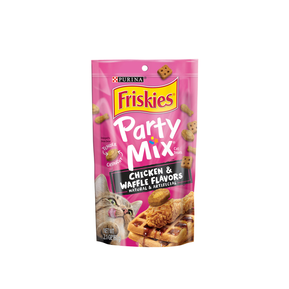 Party mix chicken flavoured cat treats