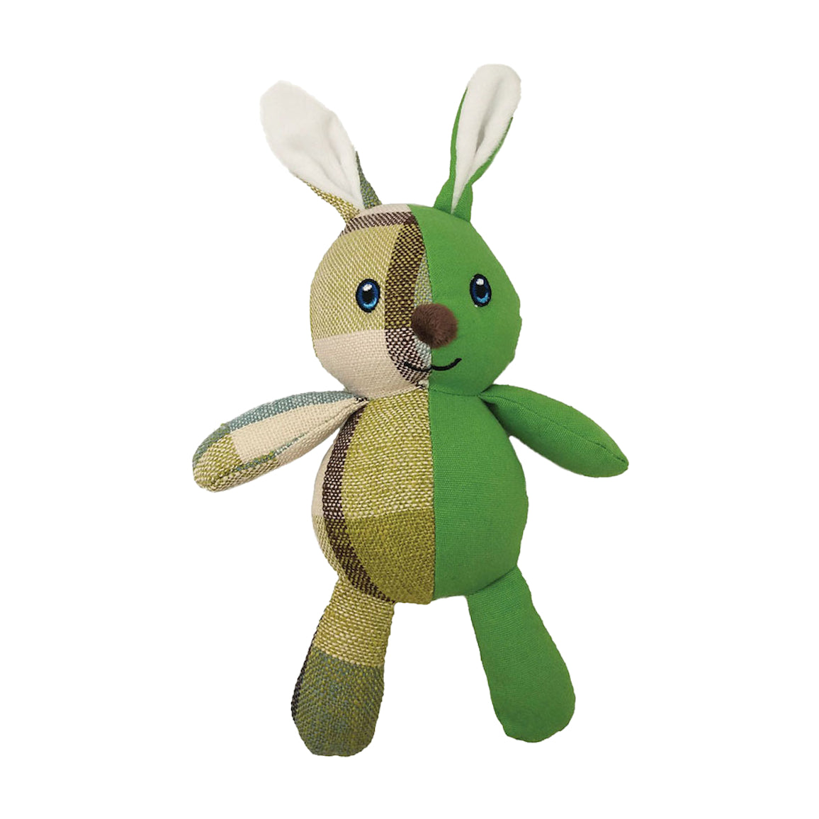 Squeaky plush toy for small dogs shaped like a little bunny