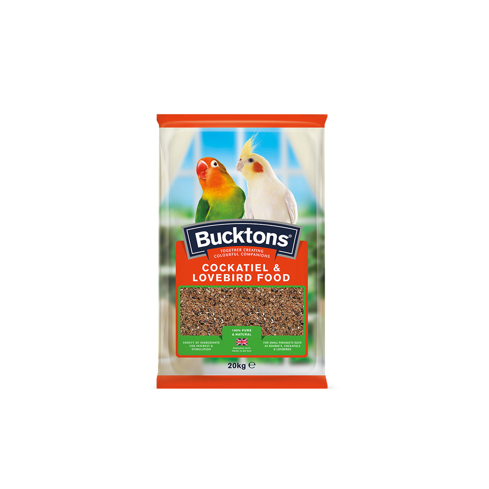 A bag of bird food