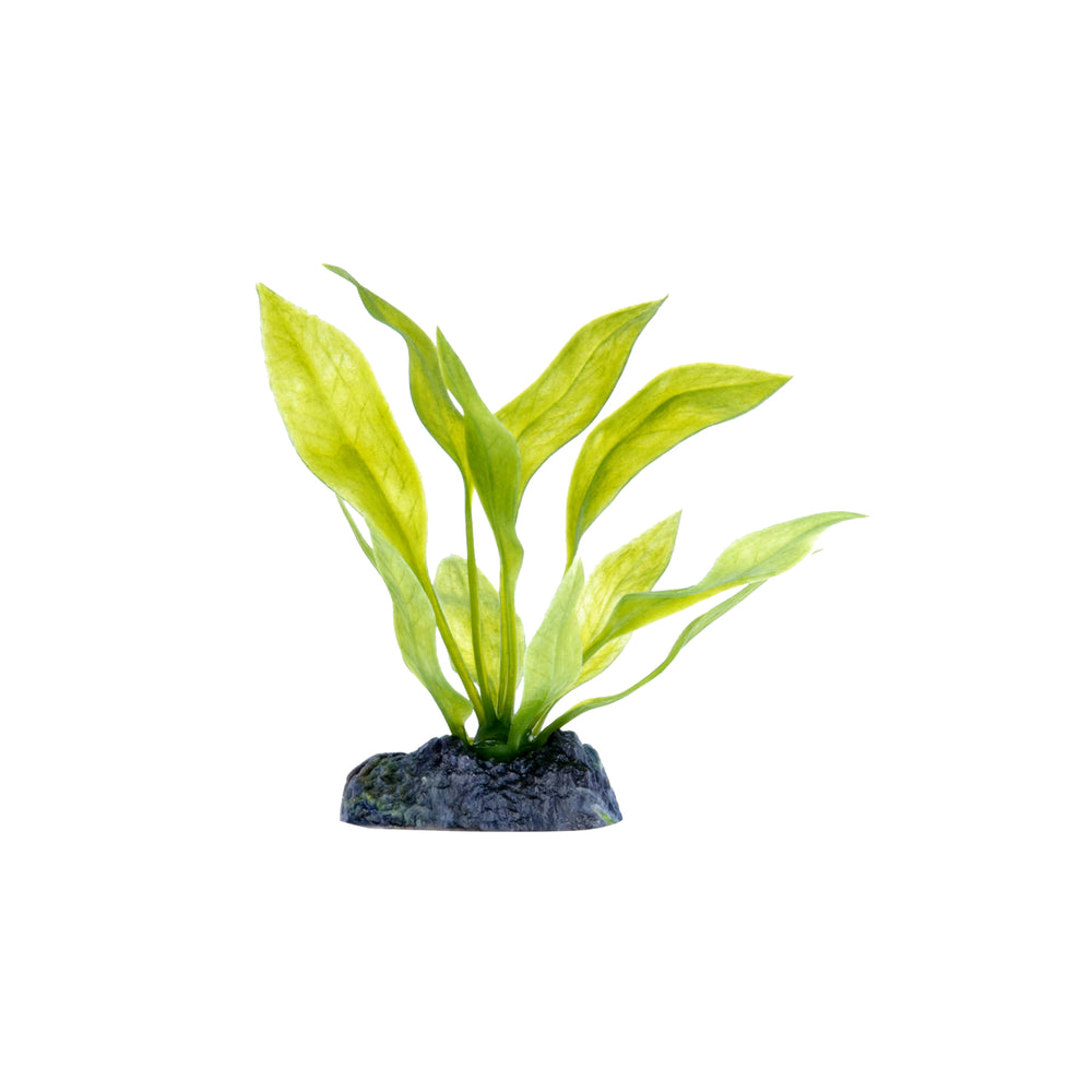 Small plastic plant for aquariums