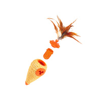 A refillable catnip toy for cats