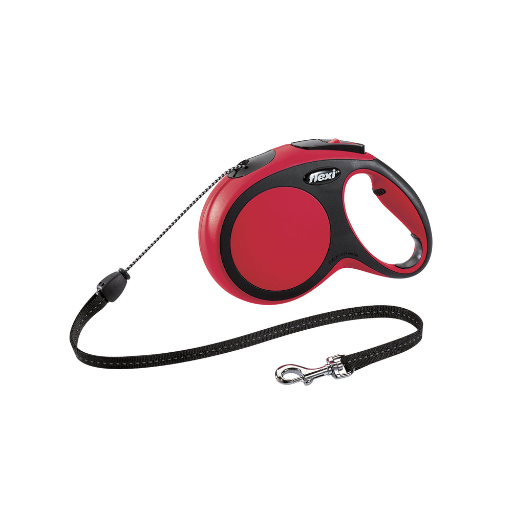 A retractable dog leash